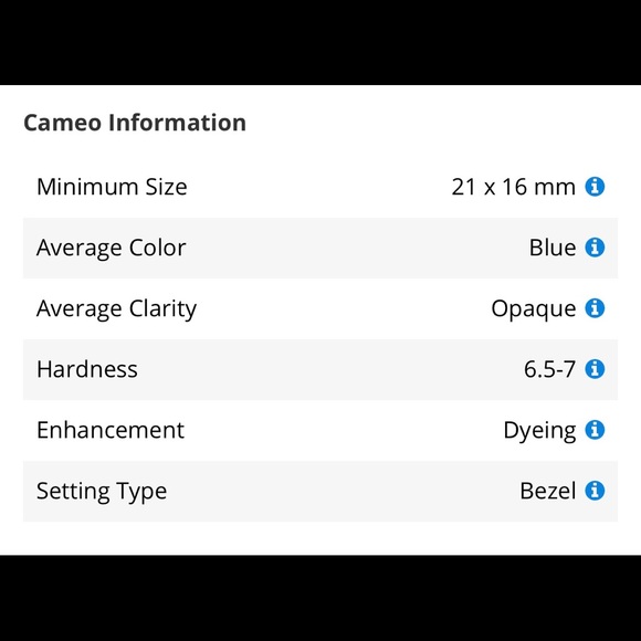 Blue Cameo Carved Bangle Bracelet & Earrings - Picture 8 of 8